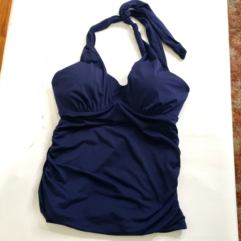 Athleta Navy Tankini Tank - Picture 1 of 6